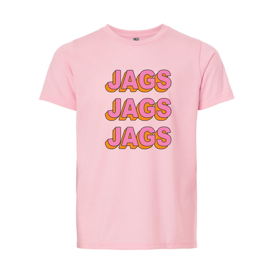 JAGS JAGS JAGS | Youth Pink T-Shirt