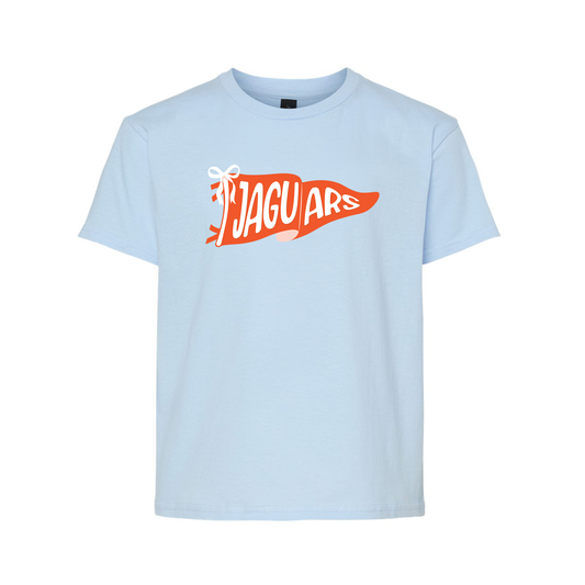 Jaguars Pennant | Youth Light Blue T-Shirt