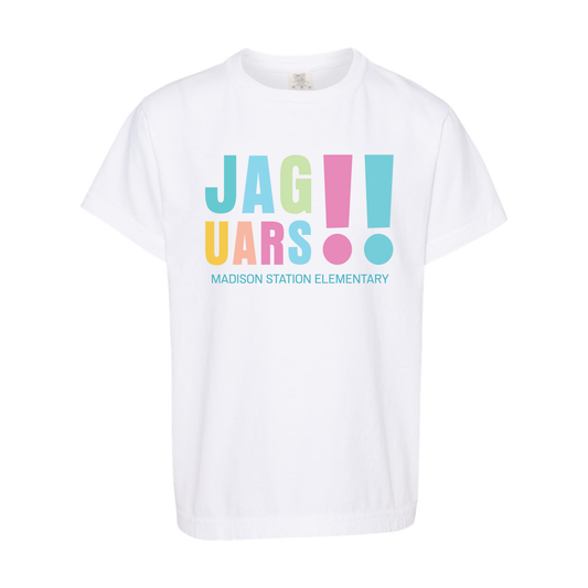 JAGUARS!! MSE | Youth White T-Shirt